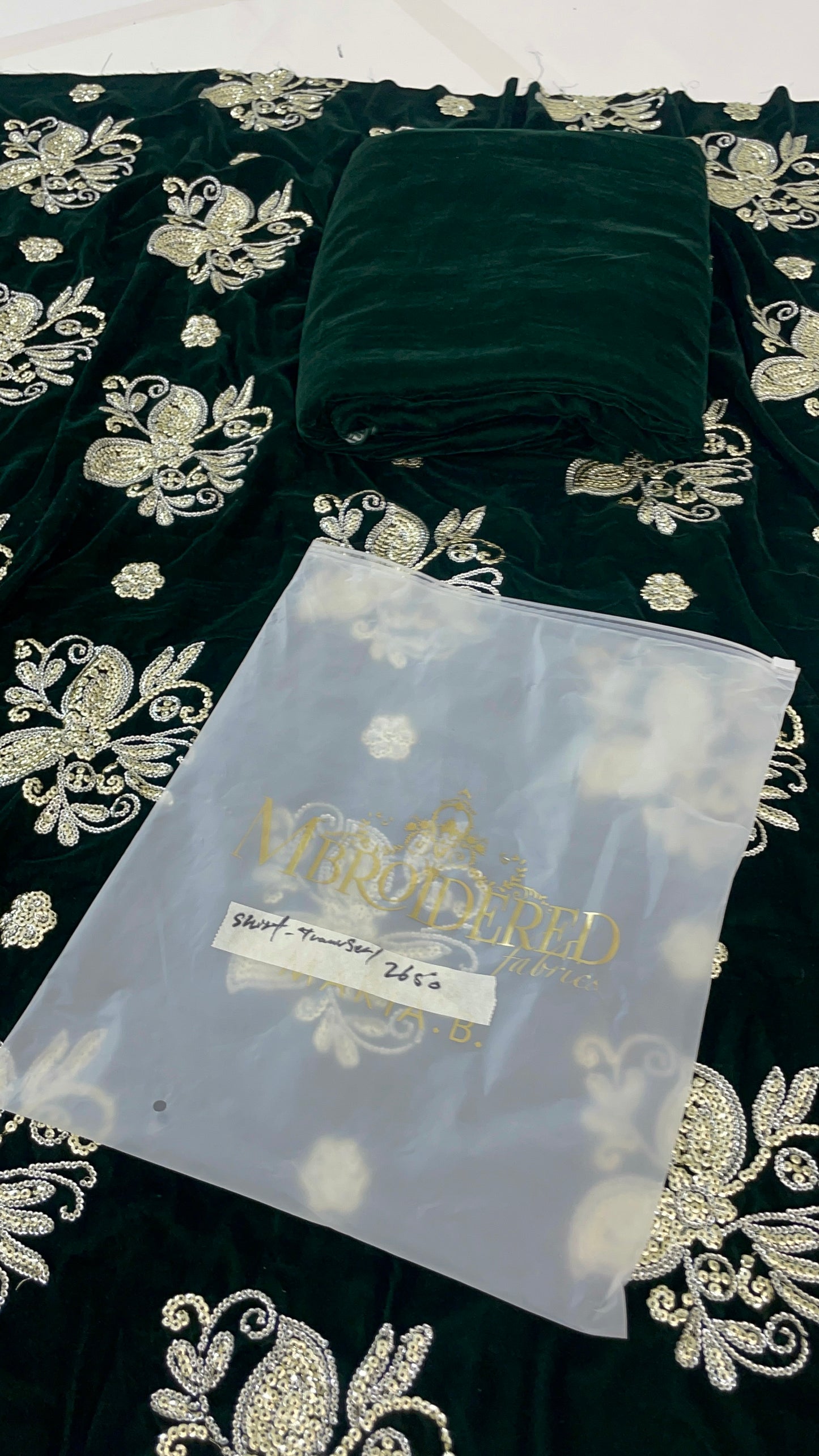 VELVET 2PC SHIRT TROUSERS
