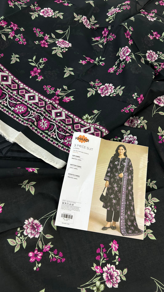 KHAADI LAWN 3 PC