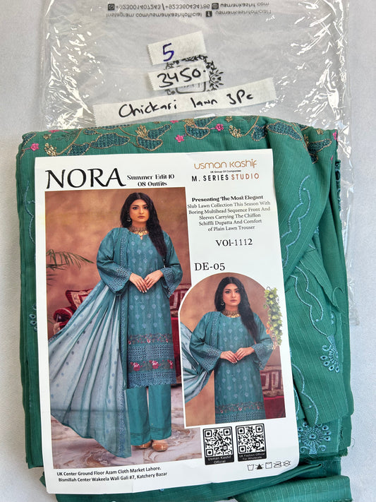 CHIKANKARI LAWN 3PC