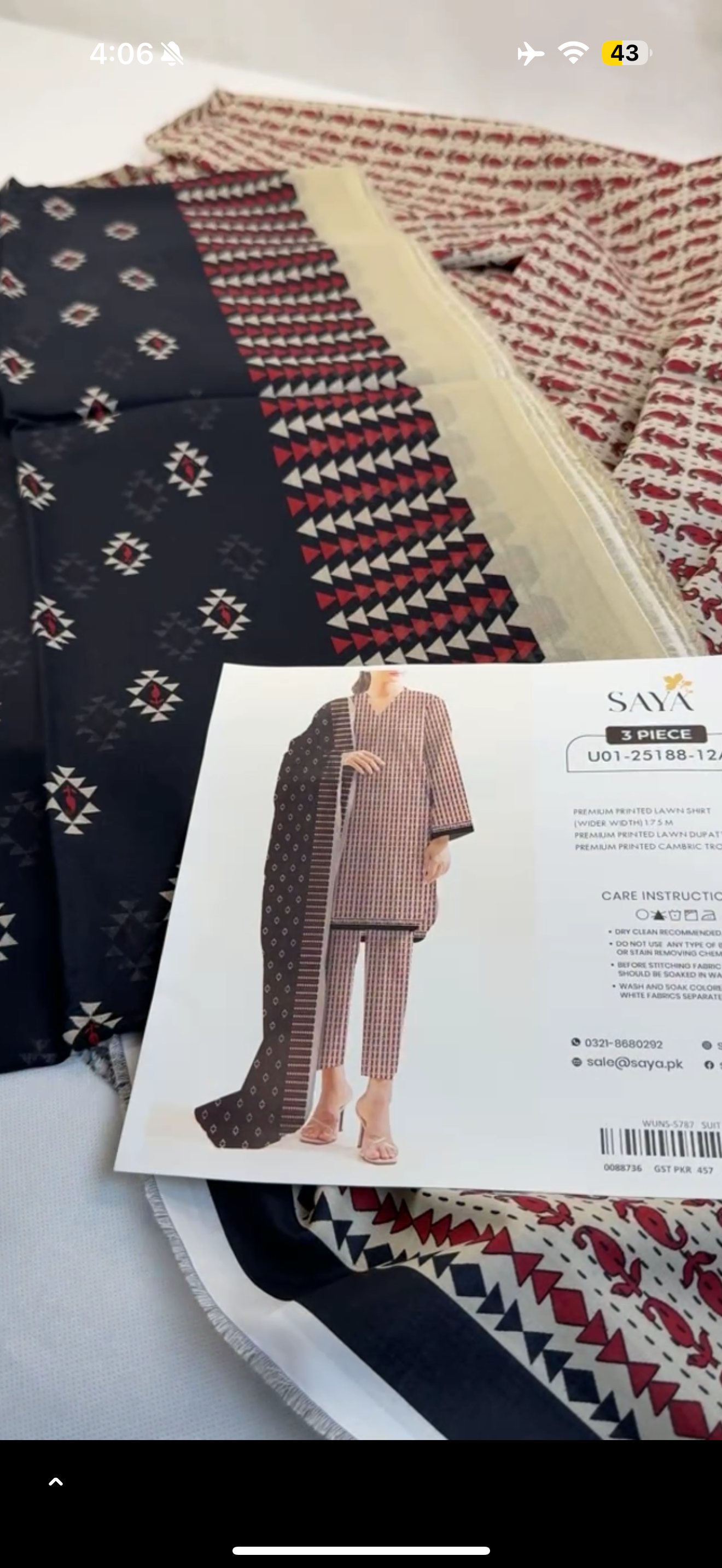 SAYA LAWN 3PC