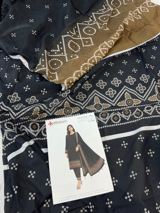 ALKARAM LAWN 3 PC