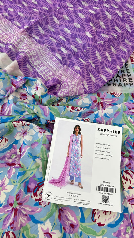 SAPPHIRE LAWN 3 PC
