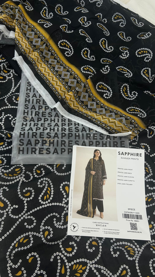 SAPPHIRE LAWN 3 PC