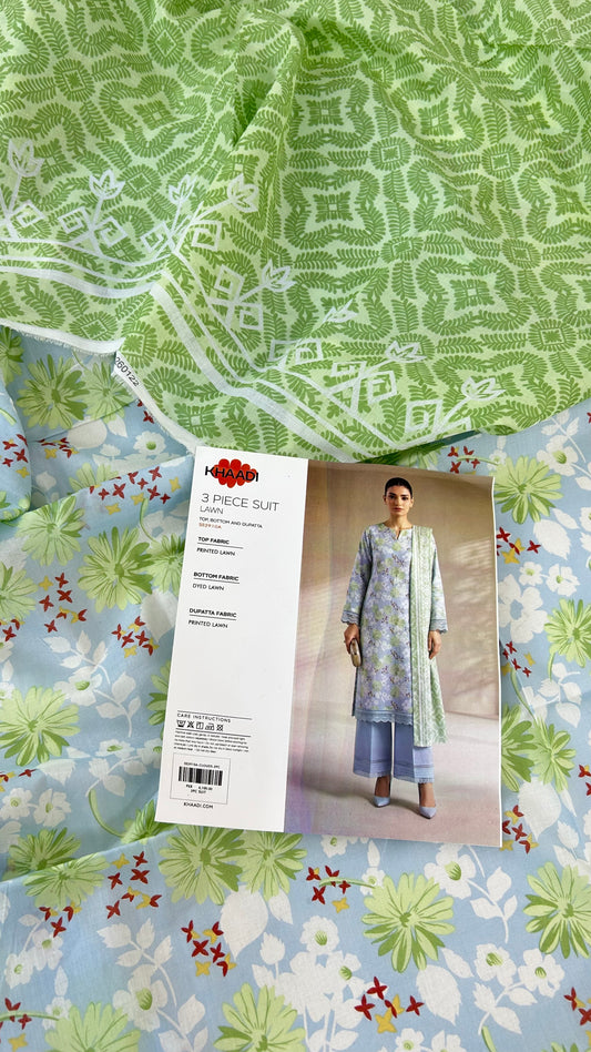 KHAADI LAWN 3 PC