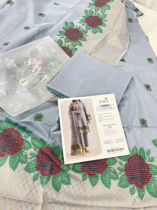 SAYA LAWN JACQUARD 3 PC