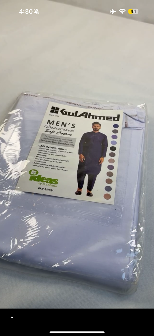 GUL AHMED GENTS SOFT COTTON