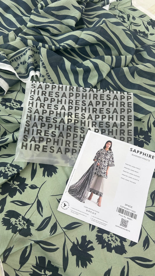 SAPPHIRE LAWN 3 PC