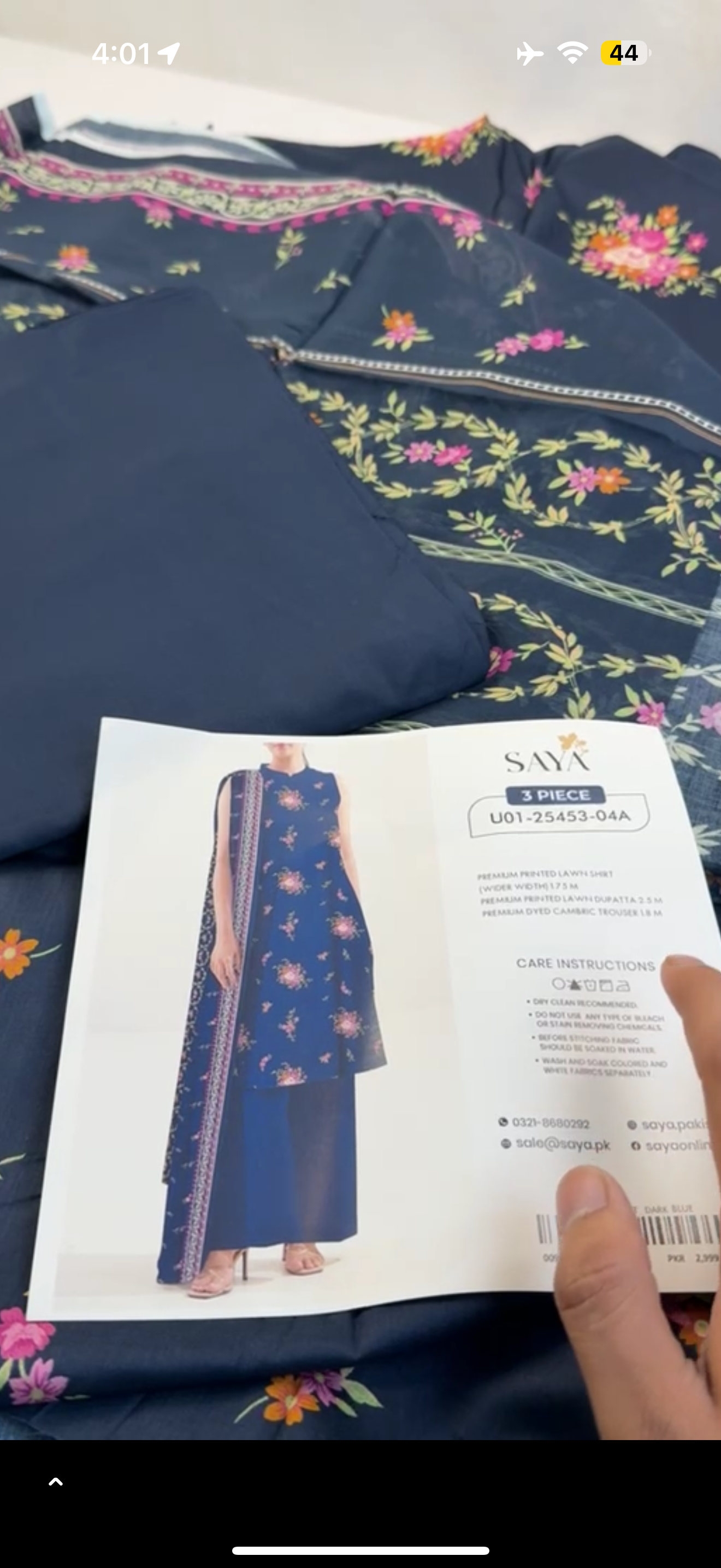 SAYA LAWN 3PC