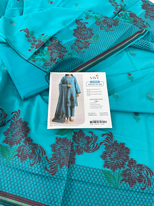 SAYA LAWN JACQUARD 3 PC