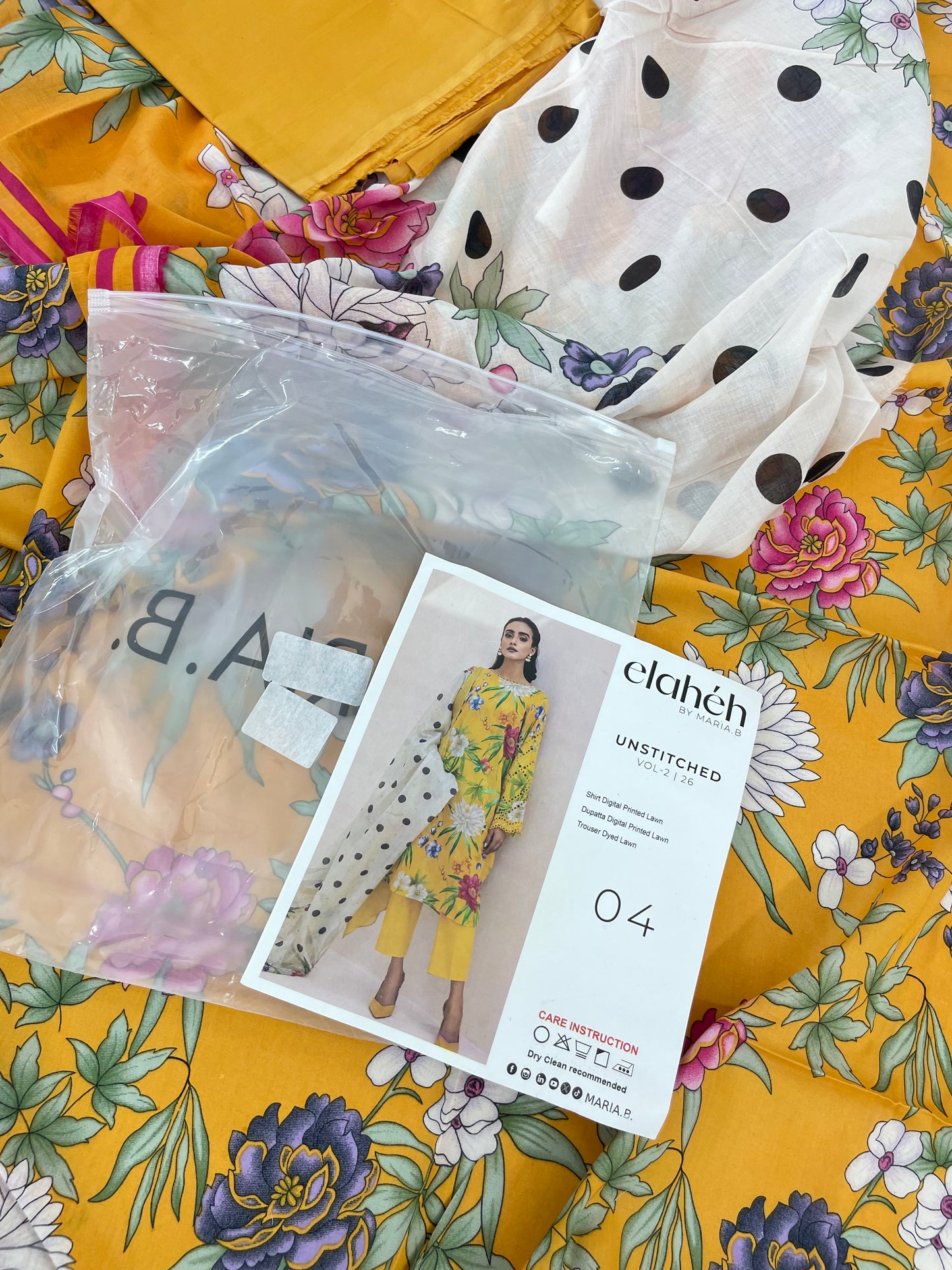 MARIA B LAWN 3PC