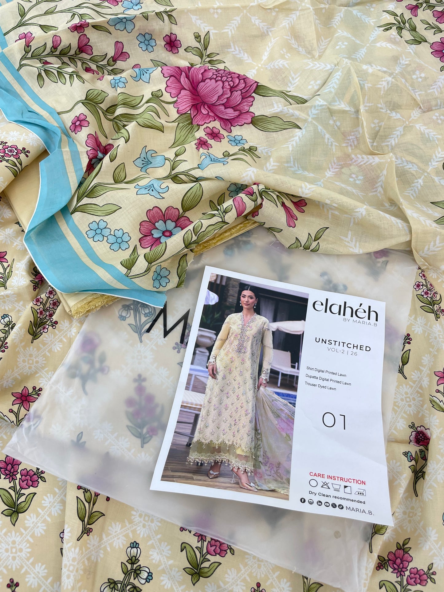MARIA B LAWN 3PC
