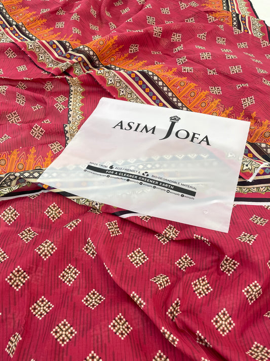 ASIM JOFA LAWN 2 PC SHIRT DUPATTA