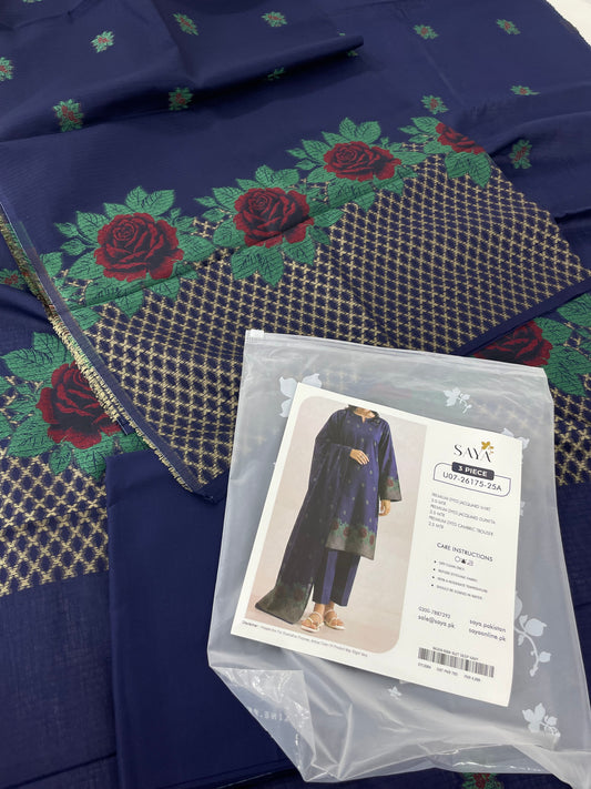 SAYA LAWN JACQUARD 3 PC