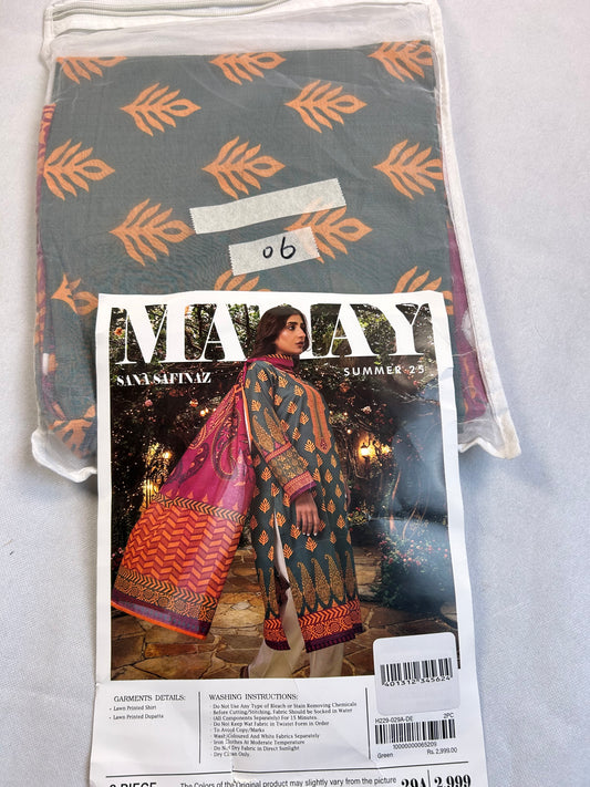 Lawn 2 pc shirt dupatta