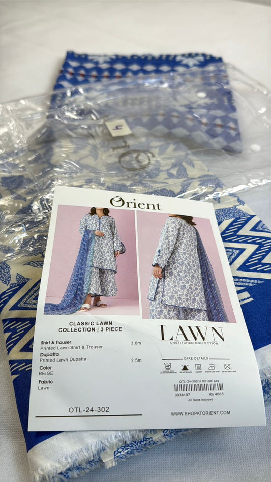 ORIENT LAWN 3 PC