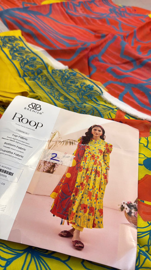 GULLJEE.EMB LAWN 3 PC