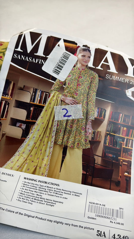 SANA SAFINAZ LAWN 3 PC