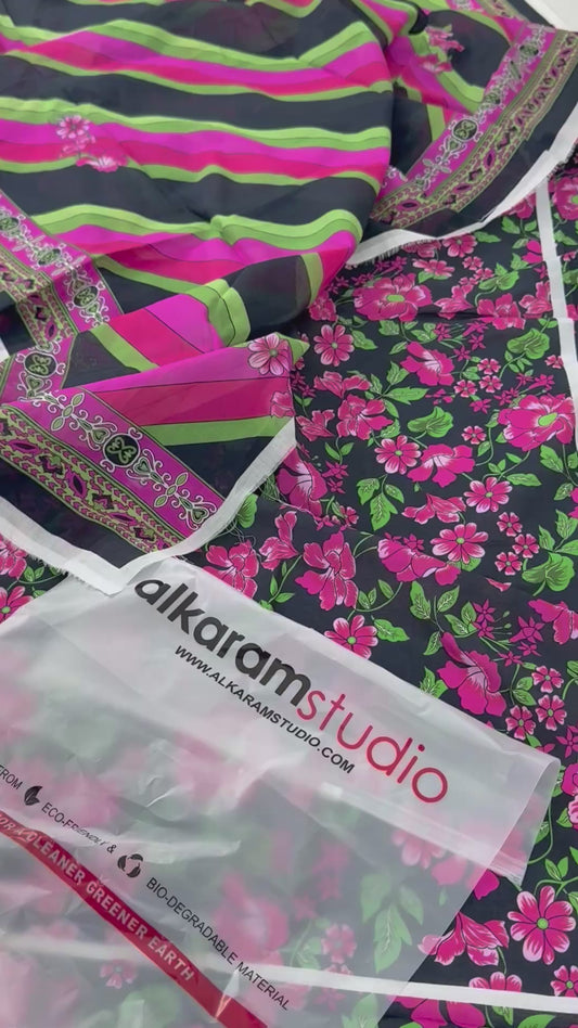 ALKARAM LAWN 3 PC