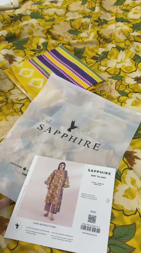 SAPPHIRE LAWN 3 PC