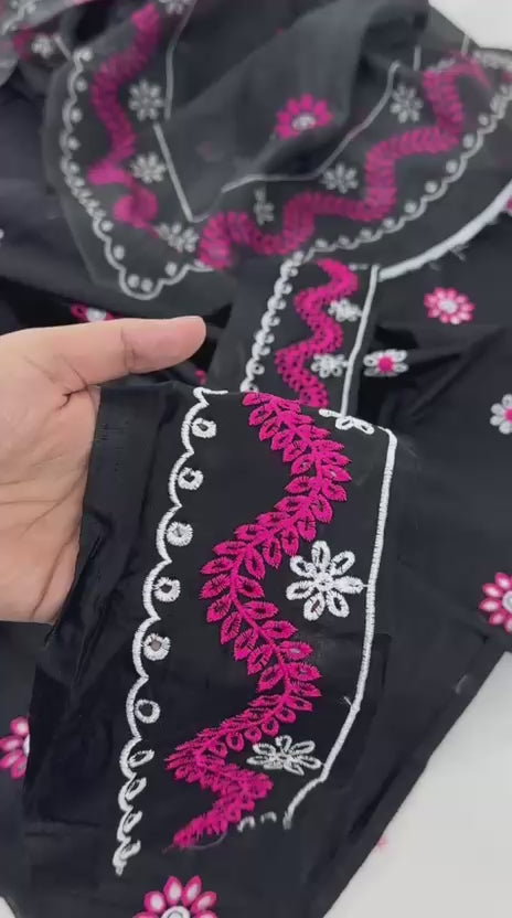 J. EMB 2 PC LAWN SHIRT DUPATTA BFRESH