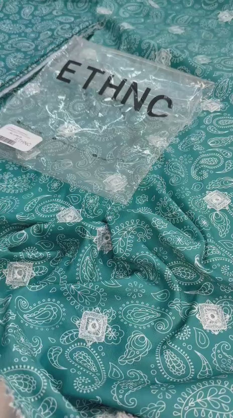 ETHNC KRANDI EMBROIDED 2 PC