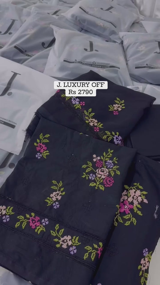 J. LUXURY 2 PC EMB SHIRT DUPATTA