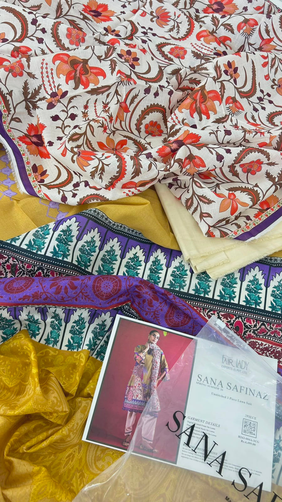 SANA SAFINAZ LAWN 3 PC