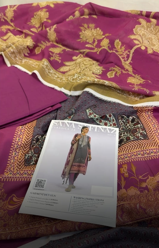 SANA SAFINAZ LAWN 3 PC