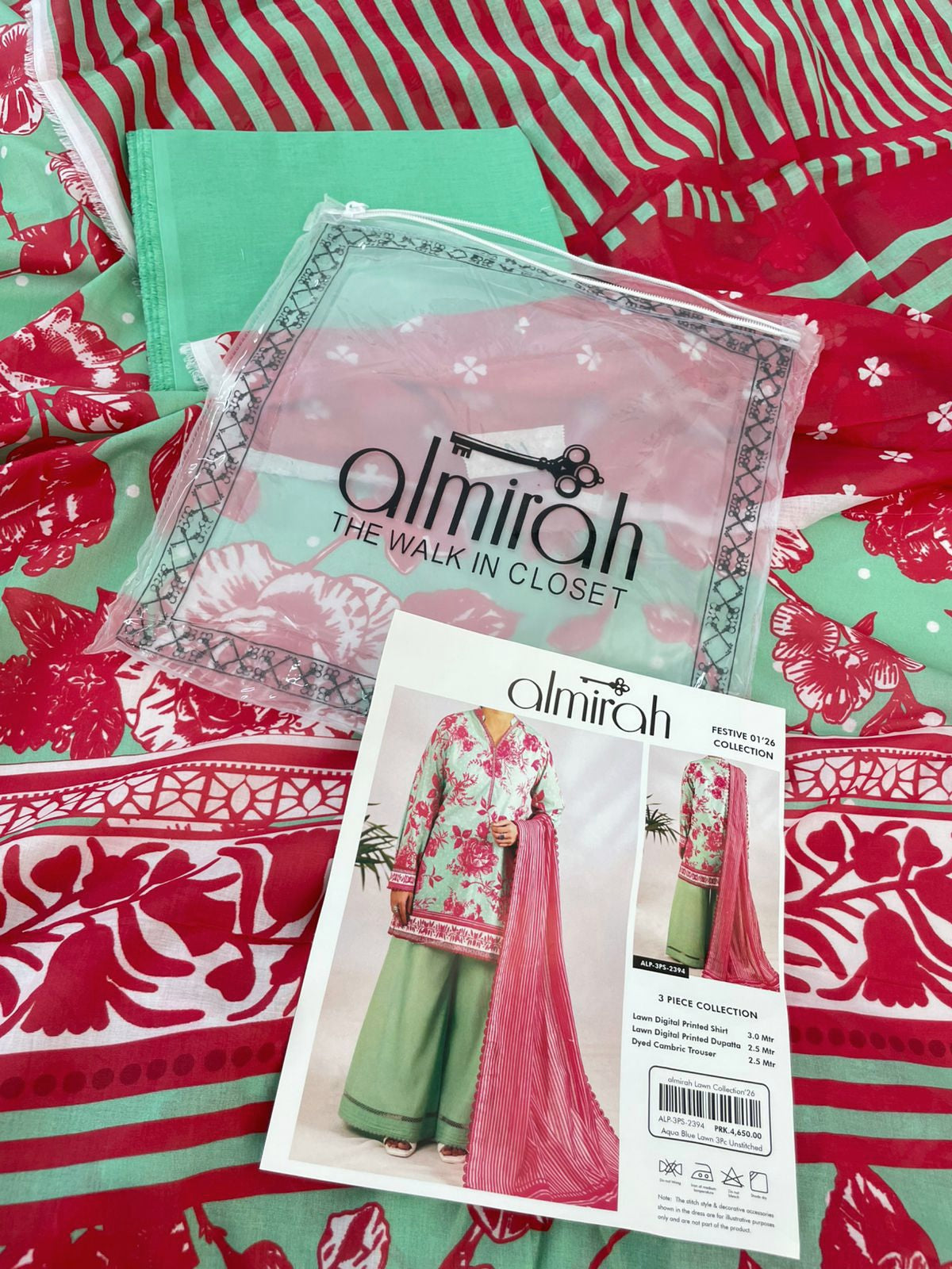 ALMIRAH LAWN 3 PC