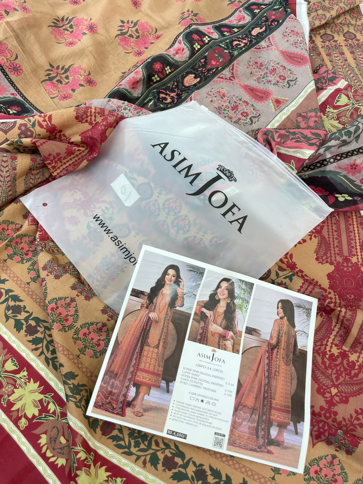 ASIMJOFA LAWN 3PC