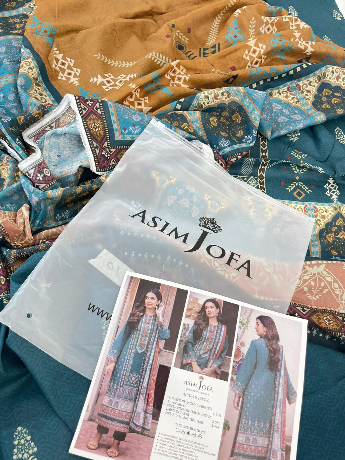 ASIMJOFA LAWN 3PC