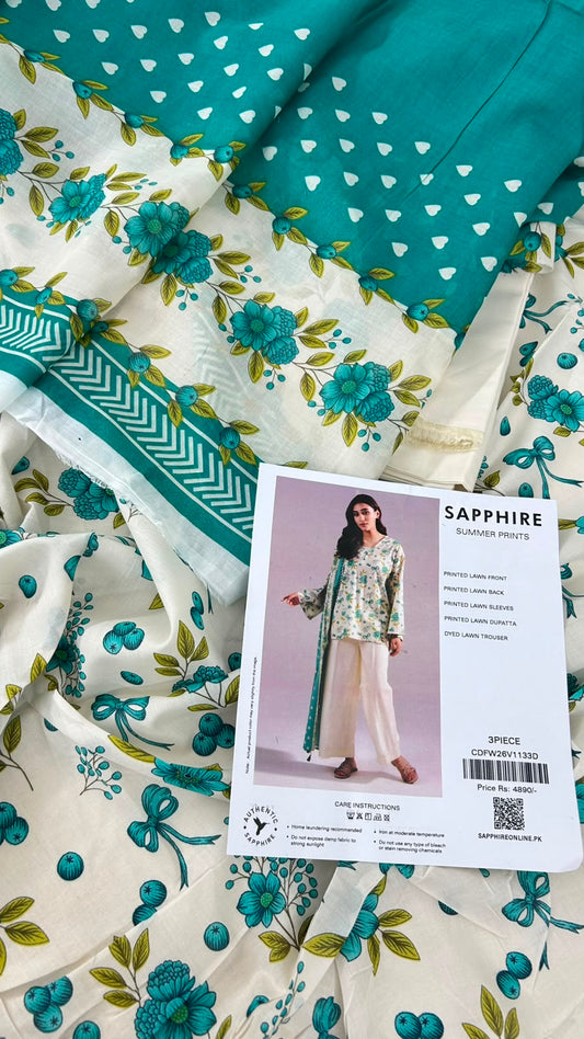 SAPPHIRE LAWN 3 PC