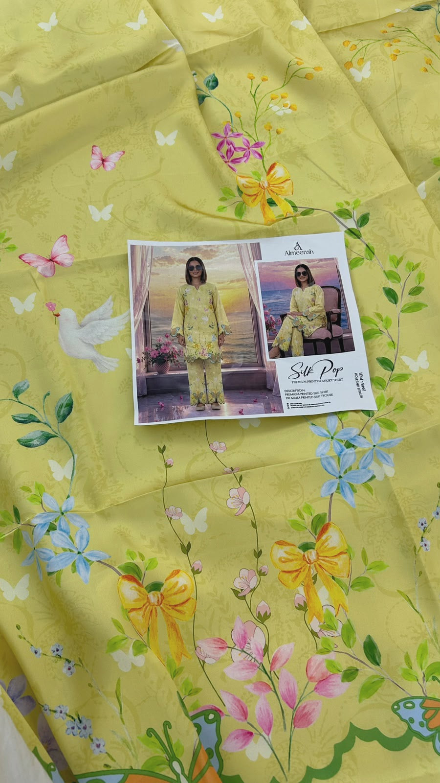 SILK 2 PC SHIRT TROUSER