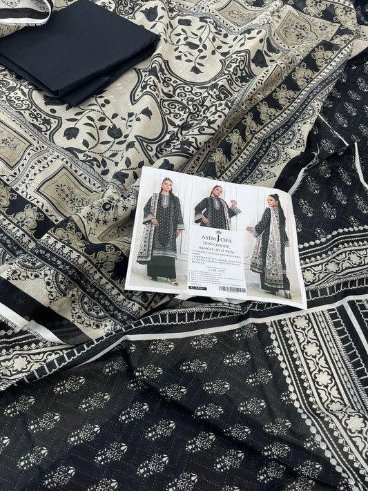 ASIM JOFA LAWN 3 PC