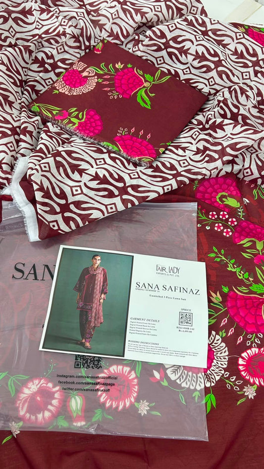 SANA SAFINAZ LAWN 3 PC