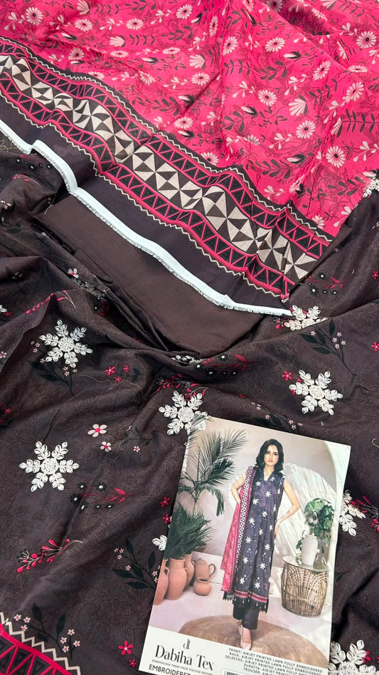 ZESH EMB LAWN 3 PC LOT
