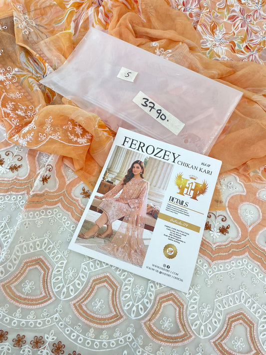 LUXURY LAWN CHIKANKARI 3PC