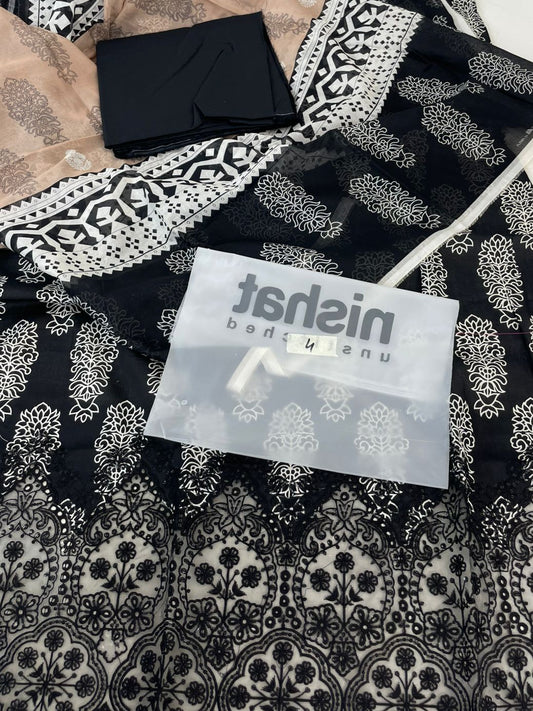 NISHAT EMB LAWN 3 PC