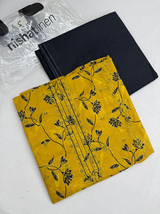 NISHAT LAWN EMB 2 PC SHIRT TROUSER