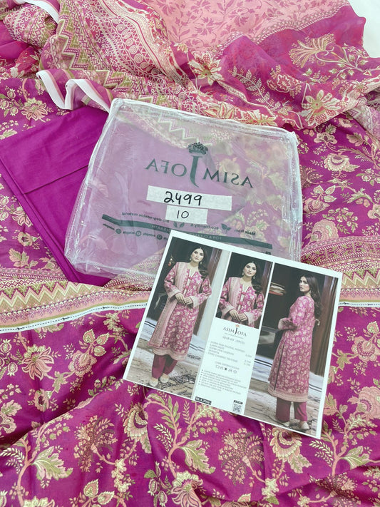 ASIMJOFA LAWN 3 PC