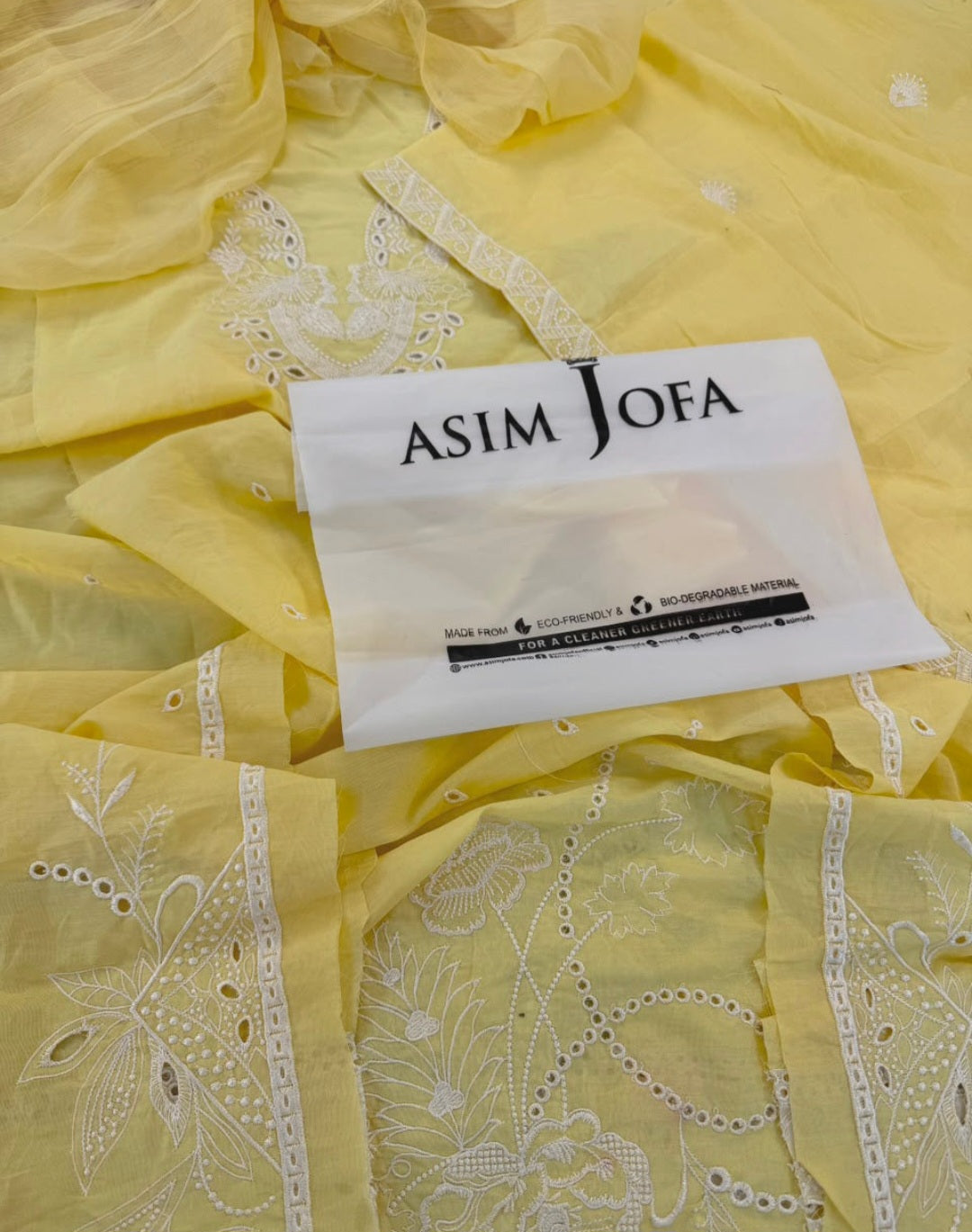 ASIMJOFA LAWN EMB 2 PC SHIRT DUPATTA