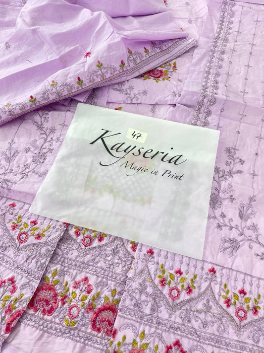 KAYSERIA 2 PC EMB SHIRT TROUSER