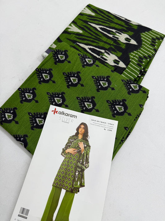 ALKARAM KHADDAR SHIRT DUPTA 2 PC