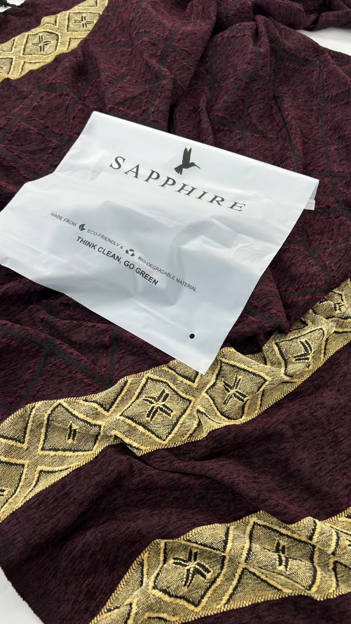 SAPPHIRE WOVEN SHAWLS