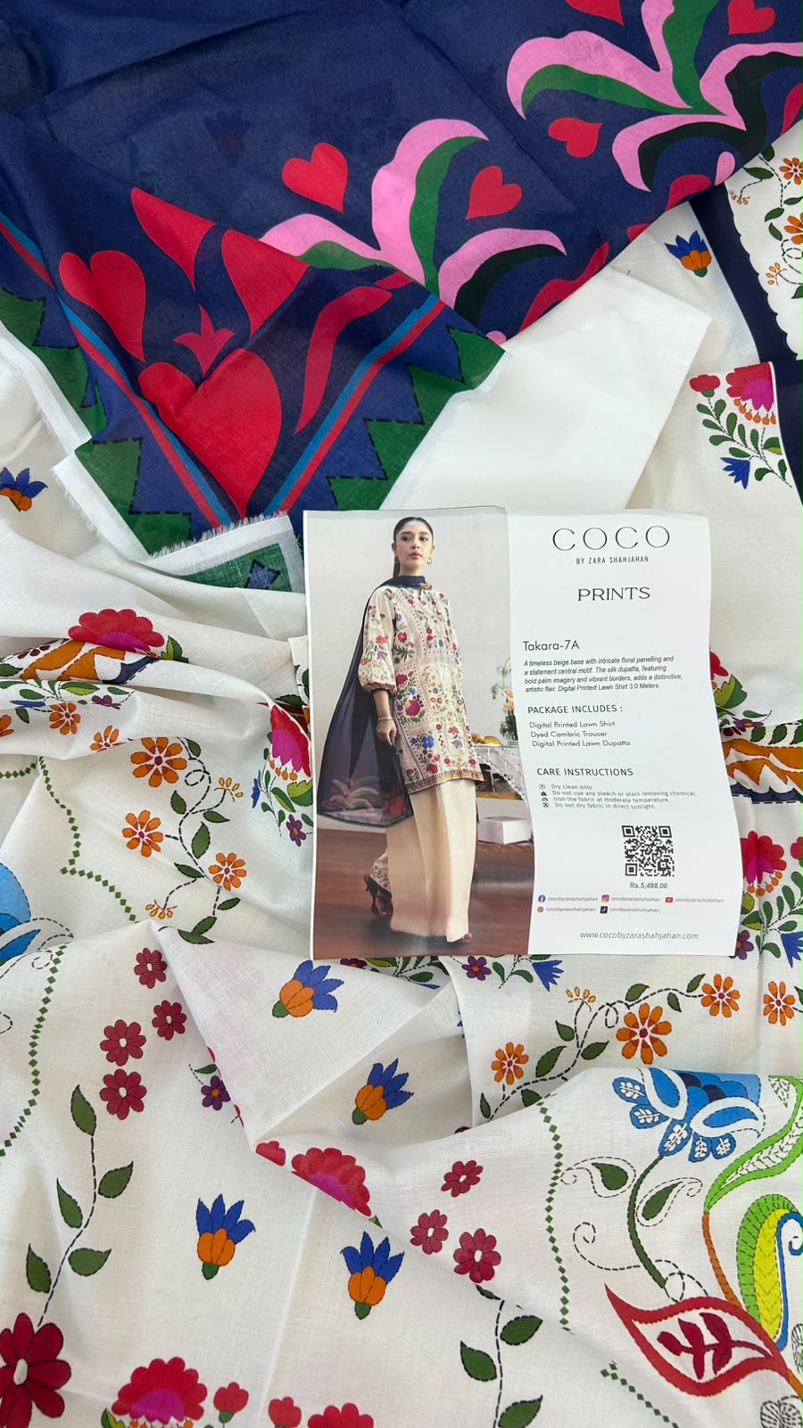 COCO ZARASHAH LAWN 3 PC