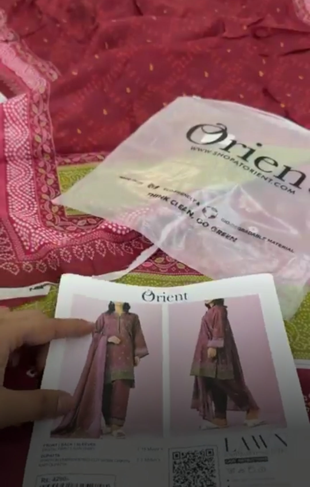 ORIENT LAWN 2 PC SHIRT DUPTA