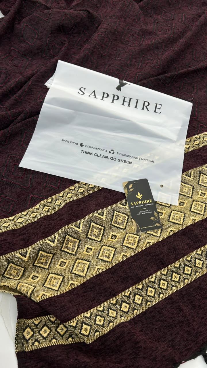 SAPPHIRE WOVEN SHAWLS