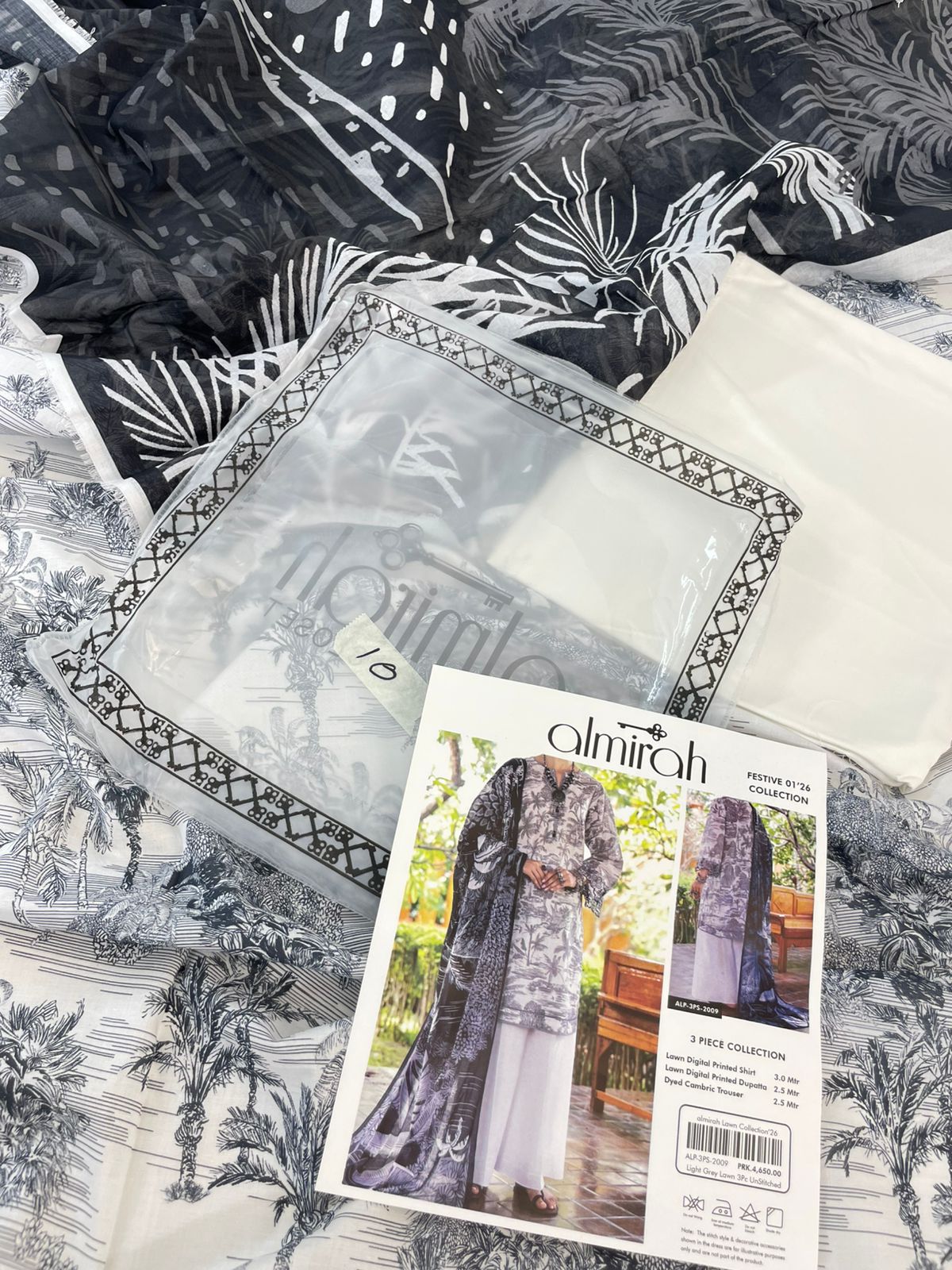 ALMIRAH LAWN 3 PC