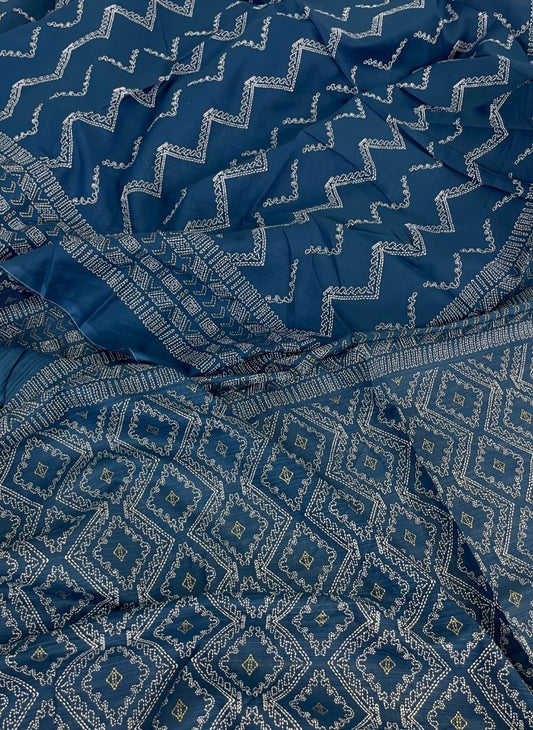 J. BLOCK PRINT LAWN 2 PC SHIRT DUPATTA