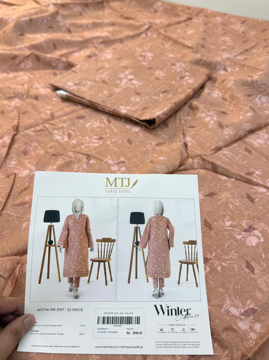 MTJ KHADDAR 2 PC SHIRT TROUSER